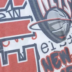 Mitchell & Ness T-Shirts & Tops-Jumbotron 2.0 Sublimated Ss Tee New Jersey Nets