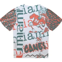 Mitchell & Ness T-Shirts & Tops-Jumbotron 2.0 Sublimated Ss Tee University Of Miami