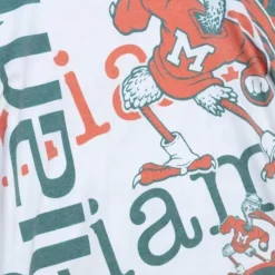 Mitchell & Ness T-Shirts & Tops-Jumbotron 2.0 Sublimated Ss Tee University Of Miami