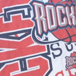 Mitchell & Ness T-Shirts & Tops-Jumbotron 2.0 Sublimated Ss Tee Houston Rockets