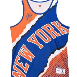 Mitchell & Ness T-Shirts & Tops-Jumbotron 2.0 Sublimated Tank New York Knicks