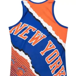 Mitchell & Ness T-Shirts & Tops-Jumbotron 2.0 Sublimated Tank New York Knicks