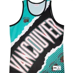 Mitchell & Ness T-Shirts & Tops-Jumbotron 2.0 Sublimated Tank Vancouver Grizzlies