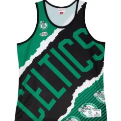 Mitchell & Ness T-Shirts & Tops-Jumbotron 2.0 Sublimated Tank Boston Celtics