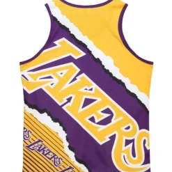 Mitchell & Ness T-Shirts & Tops-Jumbotron 2.0 Sublimated Tank Los Angeles Lakers