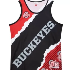 Mitchell & Ness T-Shirts & Tops-Jumbotron 2.0 Sublimated Tank Ohio State