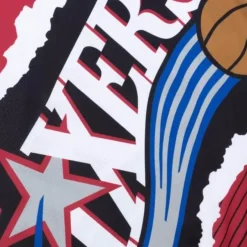 Mitchell & Ness T-Shirts & Tops-Jumbotron 2.0 Sublimated Tank Philadelphia 76Ers