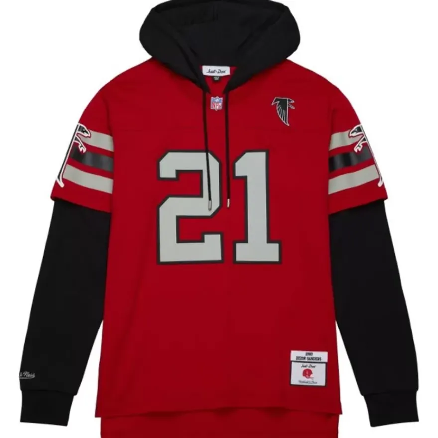 Mitchell & Ness Nfl Legacy-Just Don Legacy Hoodie Jersey Atlanta Falcons Deion Sanders