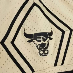 Mitchell & Ness Shorts-Khaki Black Swingman Chicago Bulls 1997-98 Shorts