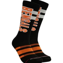 Mitchell & Ness Accessories-Lateral Crew Socks Cincinnati Bengals