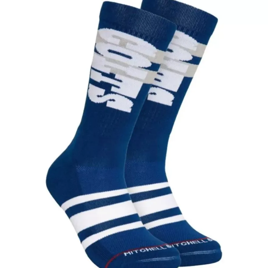 Mitchell & Ness Accessories-Lateral Crew Socks Indianapolis Colts