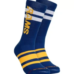 Mitchell & Ness Accessories-Lateral Crew Socks Los Angeles Rams