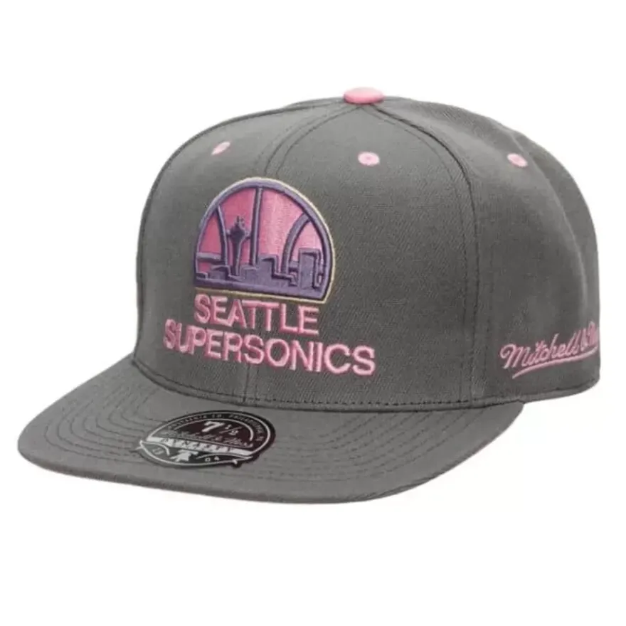 Mitchell & Ness Fitted-Lavender Dreams Fitted Hwc Seattle Supersonics