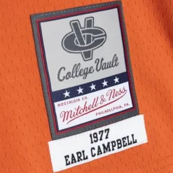 Mitchell & Ness Nfl Legacy-Legacy Earl Campbell University Of Texas At Austin 1977 Jersey