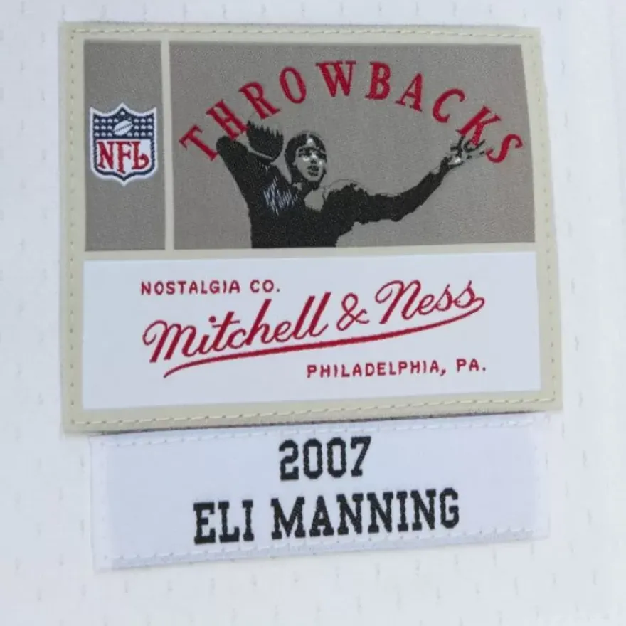 Mitchell & Ness Nfl Legacy-Legacy Eli Manning New York Giants White 2007 Jersey