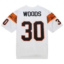 Mitchell & Ness Nfl Legacy-Legacy Ickey Woods Cincinnati Bengals White 1988 Jersey