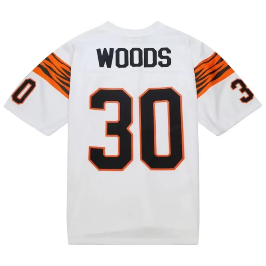 Mitchell & Ness Nfl Legacy-Legacy Ickey Woods Cincinnati Bengals White 1988 Jersey
