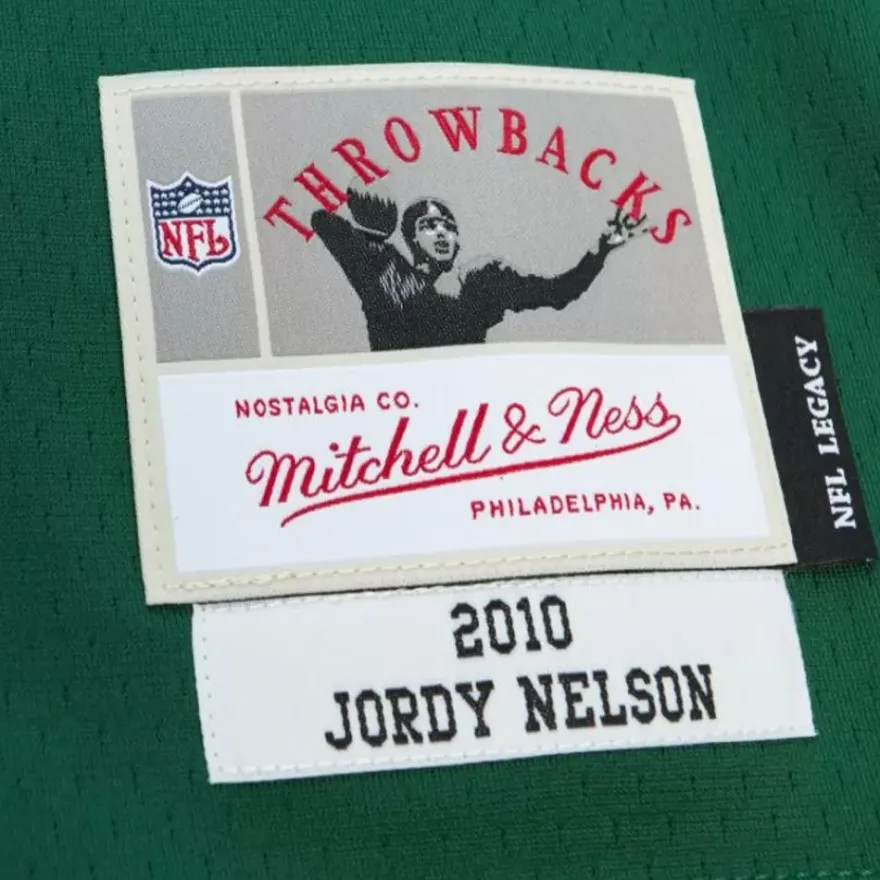 Mitchell & Ness Nfl Legacy-Legacy Jordy Nelson Green Bay Packers Dark 2010 Jersey