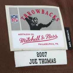 Mitchell & Ness Nfl Legacy-Legacy Joseph Thomas Cleveland Browns Dark 2007 Jersey