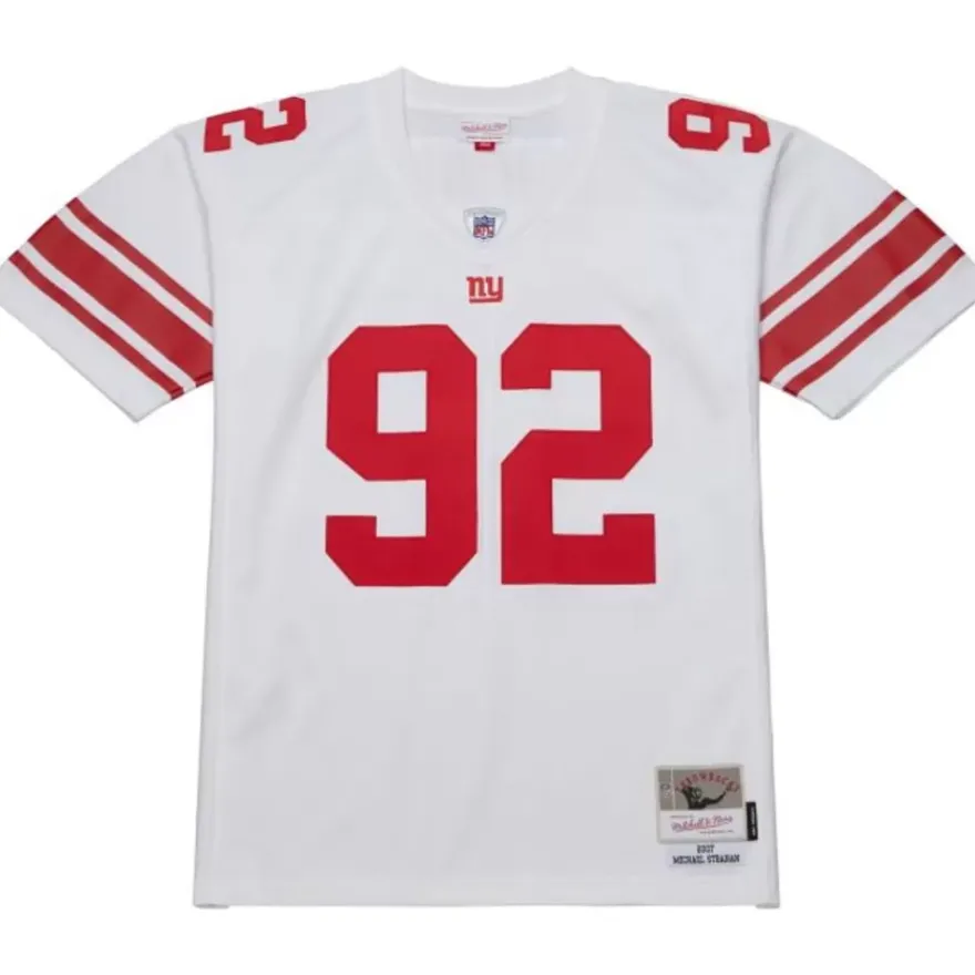 Mitchell & Ness Nfl Legacy-Legacy Michael Strahan New York Giants White 2007 Jersey