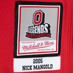 Mitchell & Ness Nfl Legacy-Legacy Nick Mangold Ohio State 2000 Jersey
