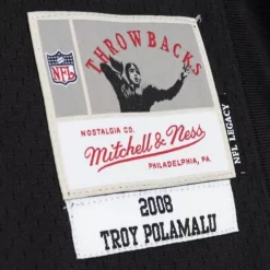 Mitchell & Ness Nfl Legacy-Legacy Troy Polamalu Pittsburgh Steelers Alternate 2008 Jersey