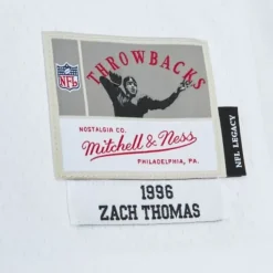Mitchell & Ness Nfl Legacy-Legacy Zach Thomas Miami Dolphins 1996 Jersey