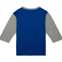 Mitchell & Ness T-Shirts & Tops-Legendary Slub Henley Los Angeles Dodgers