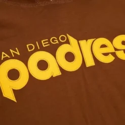 Mitchell & Ness T-Shirts & Tops-Legendary Slub Long Sleeve Hoodie San Diego Padres