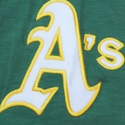 Mitchell & Ness T-Shirts & Tops-Legendary Slub Long Sleeve Hoodie Oakland Athletics