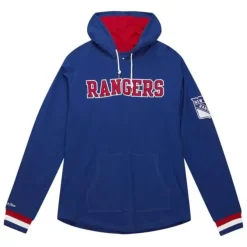 Mitchell & Ness Hoodies & Sweatshirts-Legendary Slub Long Sleeve Hoodie New York Rangers