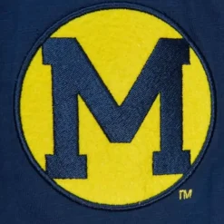 Mitchell & Ness T-Shirts & Tops-Legendary Slub Long Sleeve Hoodie University Of Michigan