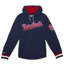 Mitchell & Ness T-Shirts & Tops-Legendary Slub Long Sleeve Hoodie St. Louis Cardinals