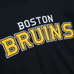 Mitchell & Ness Hoodies & Sweatshirts-Legendary Slub Long Sleeve Hoodie Boston Bruins