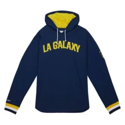 Mitchell & Ness T-Shirts & Tops-Legendary Slub Long Sleeve Hoodie Los Angeles Galaxy