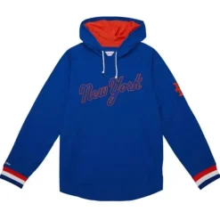 Mitchell & Ness T-Shirts & Tops-Legendary Slub Long Sleeve Hoodie New York Mets