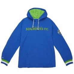 Mitchell & Ness T-Shirts & Tops-Legendary Slub Long Sleeve Hoodie Seattle Sounders Fc