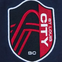 Mitchell & Ness T-Shirts & Tops-Legendary Slub Long Sleeve Hoodie St. Louis City Sc