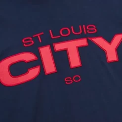 Mitchell & Ness T-Shirts & Tops-Legendary Slub Long Sleeve Hoodie St. Louis City Sc
