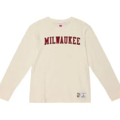 Mitchell & Ness T-Shirts & Tops-Legendary Slub Longsleeve Milwaukee Bucks