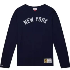 Mitchell & Ness T-Shirts & Tops-Legendary Slub Longsleeve New York Yankees