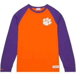 Mitchell & Ness T-Shirts & Tops-Legendary Slub Ls Tee Clemson University