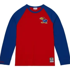 Mitchell & Ness T-Shirts & Tops-Legendary Slub Ls Tee University Of Kansas