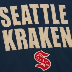Mitchell & Ness T-Shirts & Tops-Legendary Slub Ss Tee Current Logo Seattle Kraken
