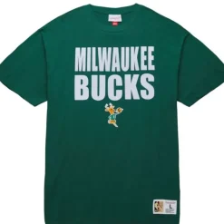 Mitchell & Ness T-Shirts & Tops-Legendary Slub S/S Tee Milwaukee Bucks