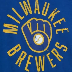Mitchell & Ness T-Shirts & Tops-Legendary Slub S/S Tee Milwaukee Brewers