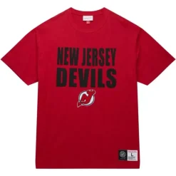 Mitchell & Ness T-Shirts & Tops-Legendary Slub S/S Tee New Jersey Devils