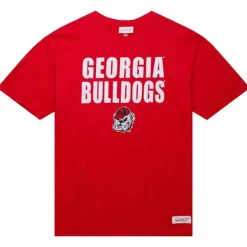 Mitchell & Ness T-Shirts & Tops-Legendary Slub S/S Tee University Of Georgia