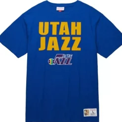 Mitchell & Ness T-Shirts & Tops-Legendary Slub S/S Tee Utah Jazz