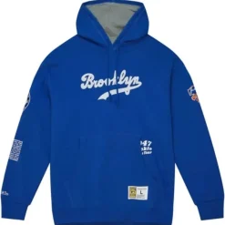 Mitchell & Ness Hoodies & Sweatshirts-Legends Fleece Hoodie Brooklyn Dodgers Jackie Robinson